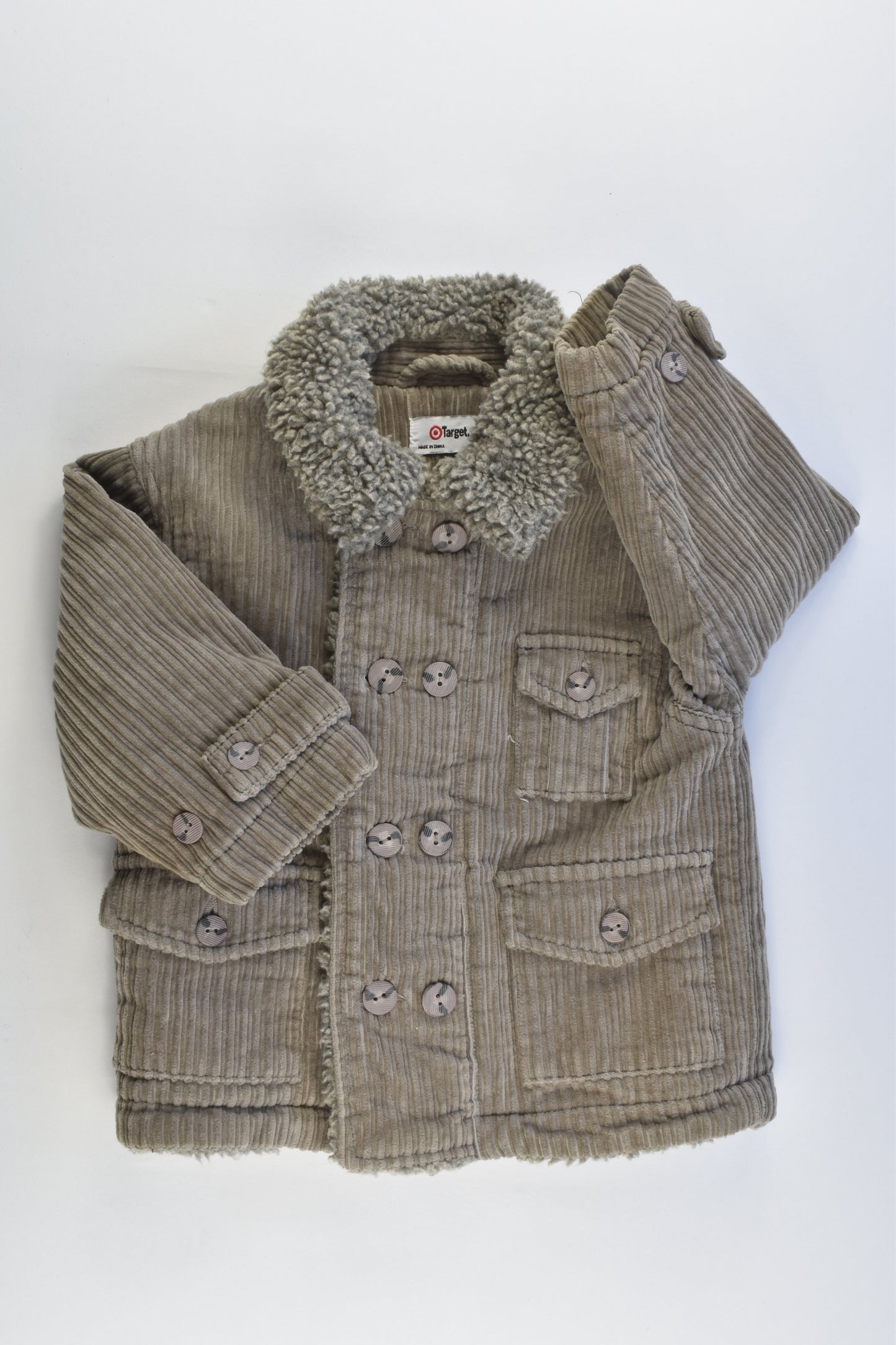 Target Size 1 Vintage Cord Sherpa Warm Jacket