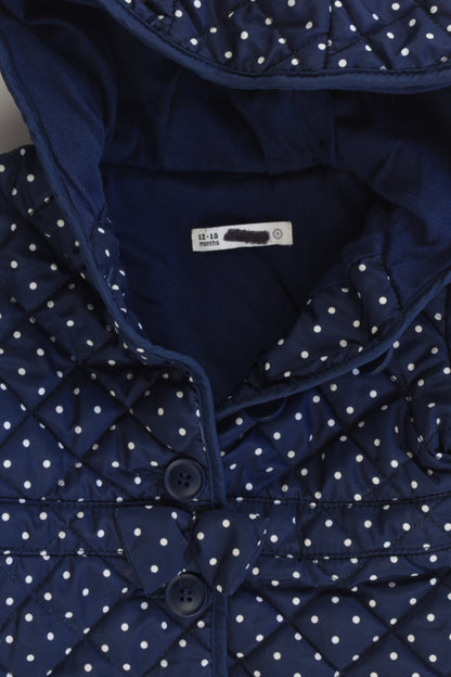 Target Size 12-18 months (1) Hooded Dotted Winter Jacket