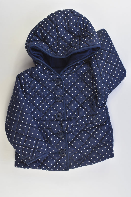 Target Size 12-18 months (1) Hooded Dotted Winter Jacket