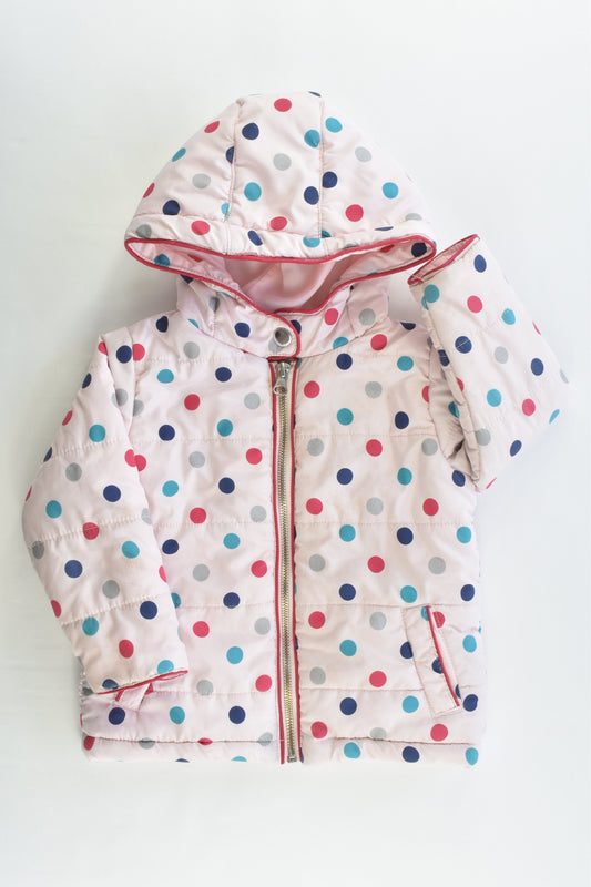 Target Size 12-18 months (1) Polka Dots Lightly Padded Jacket