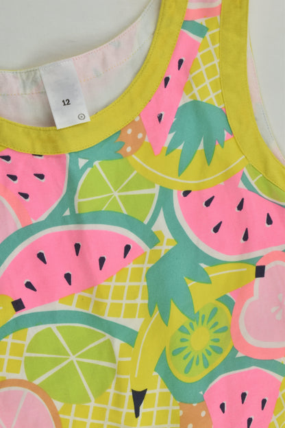 Target Size 12 Fruit Short Playsuit