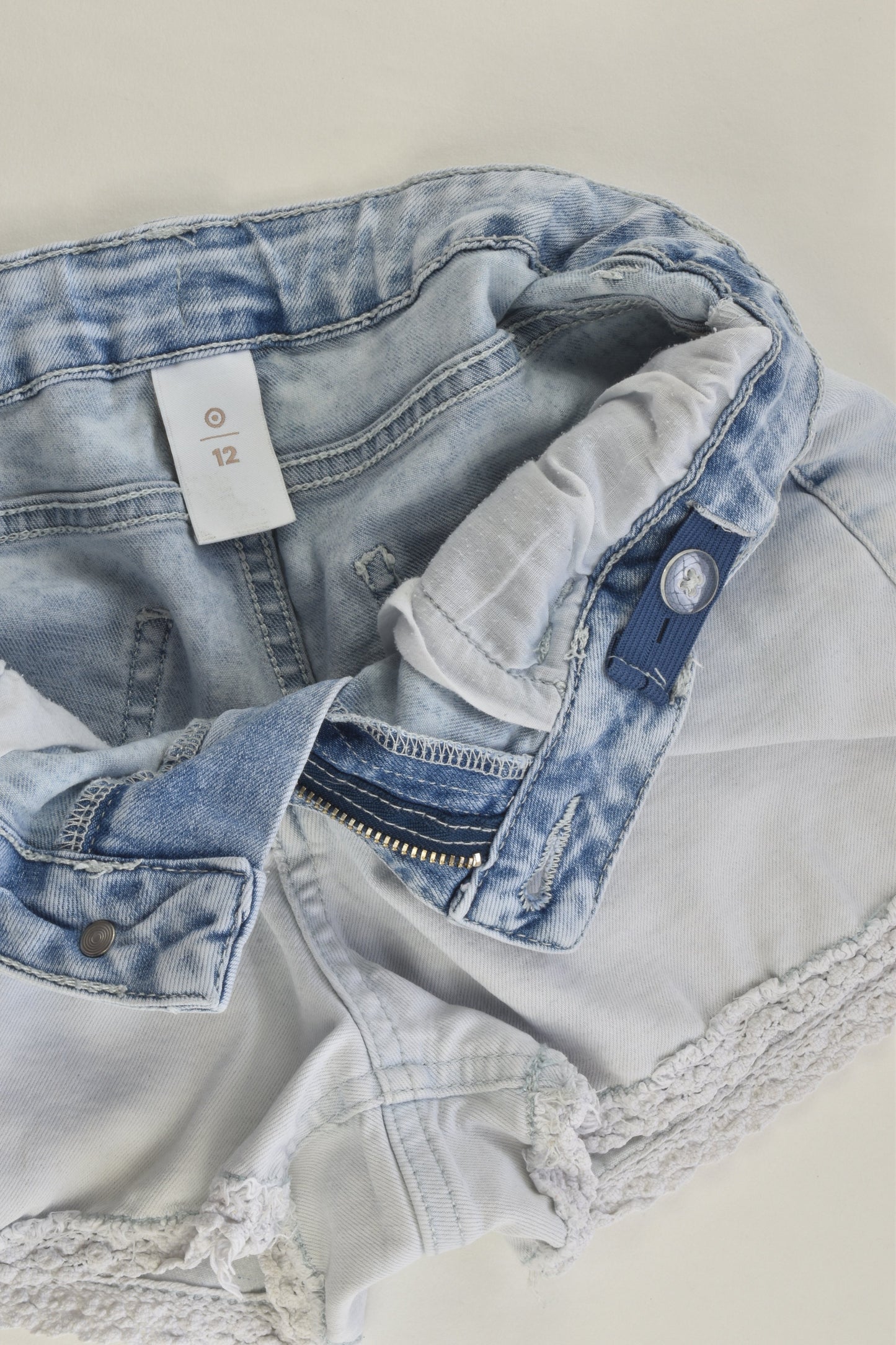 Target Size 12 Stretchy Denim Shorts