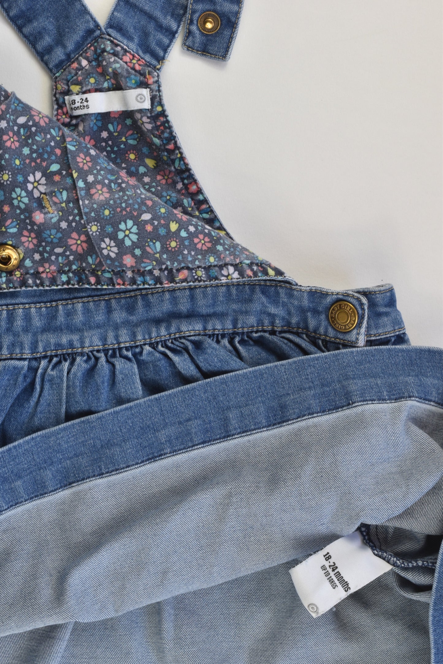 Target Size 2 (18-24 months) Cat Pocket Stretchy Denim Dress