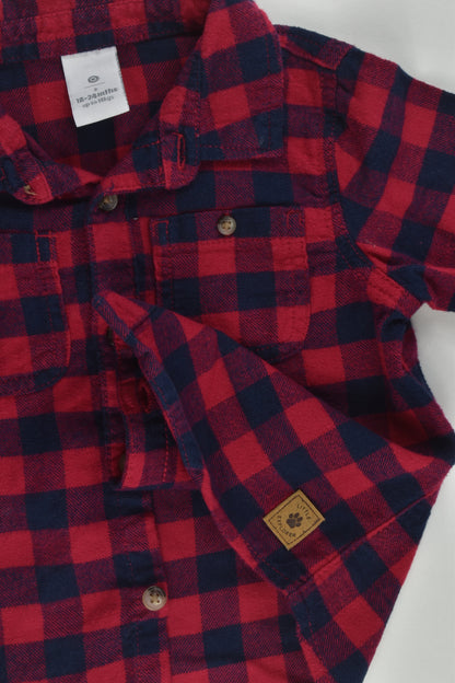 Target Size 2 (18-24 months) Checked 'Little Explorer' Flannelette Shirt