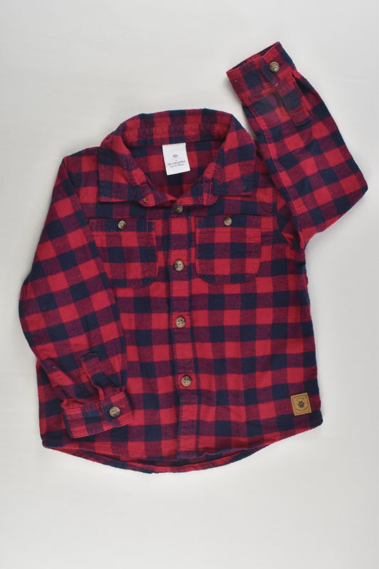 Target Size 2 (18-24 months) Checked 'Little Explorer' Flannelette Shirt