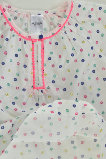 Target Size 2 (18-24 months) Dots Blouse