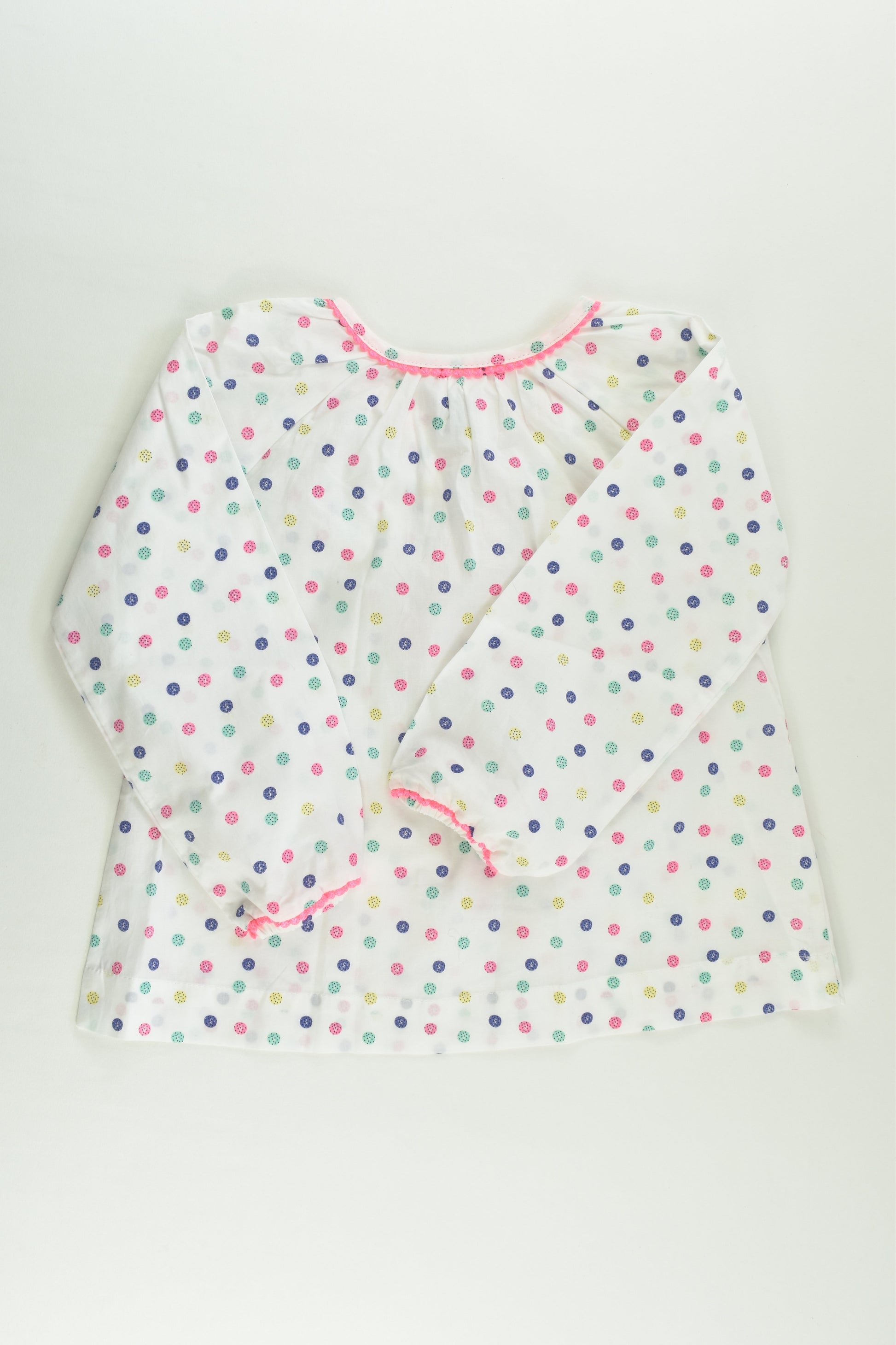 Target Size 2 (18-24 months) Dots Blouse