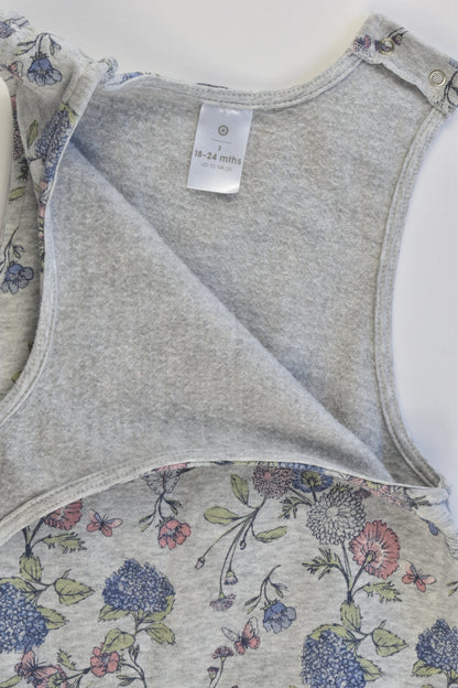 Target Size 2 (18-24 months) Floral Overalls