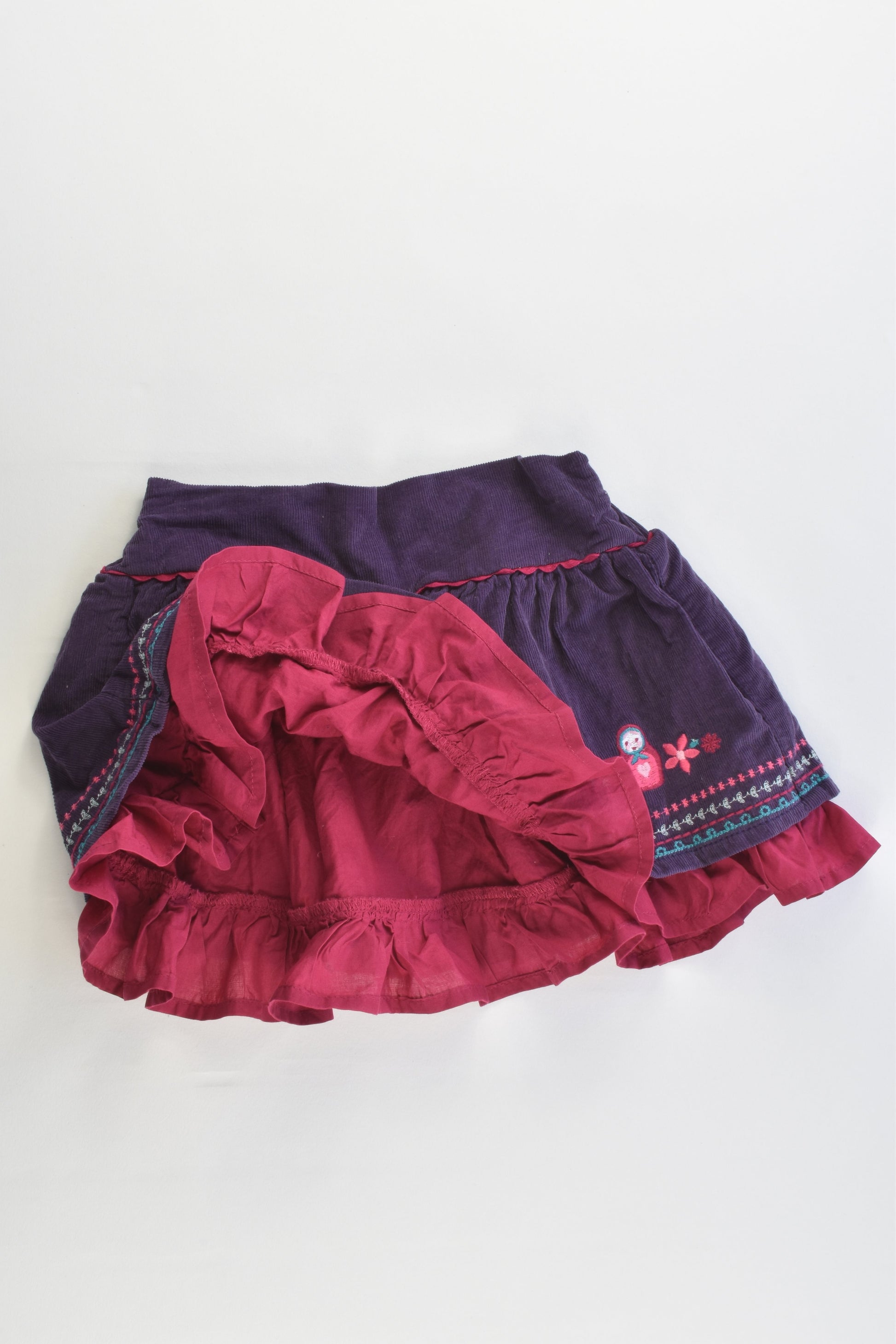 Target Size 2 (18-24 months) Lined Cord Matryoshka Skirt