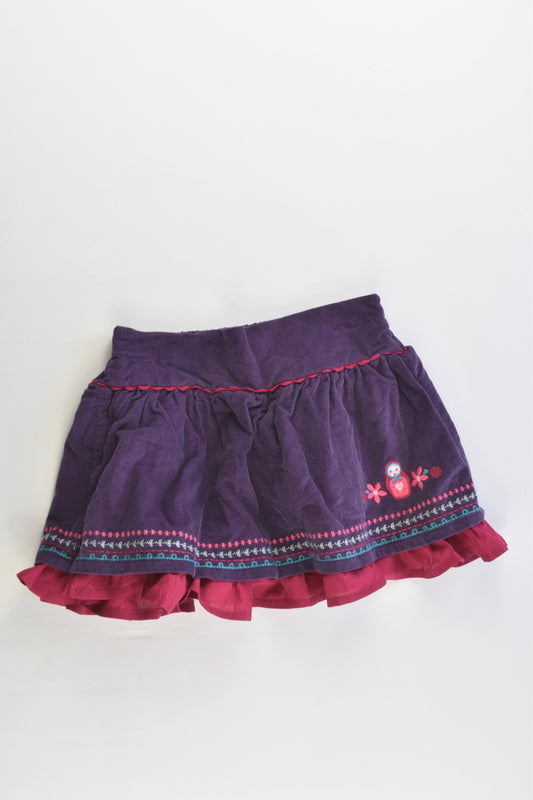 Target Size 2 (18-24 months) Lined Cord Matryoshka Skirt