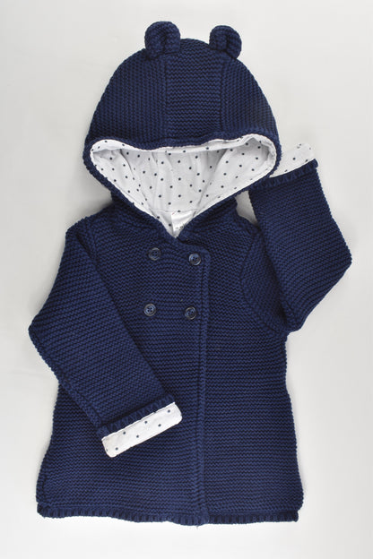 Target Size 2 (18-24 months) Lined Hooded Knitted Jumper