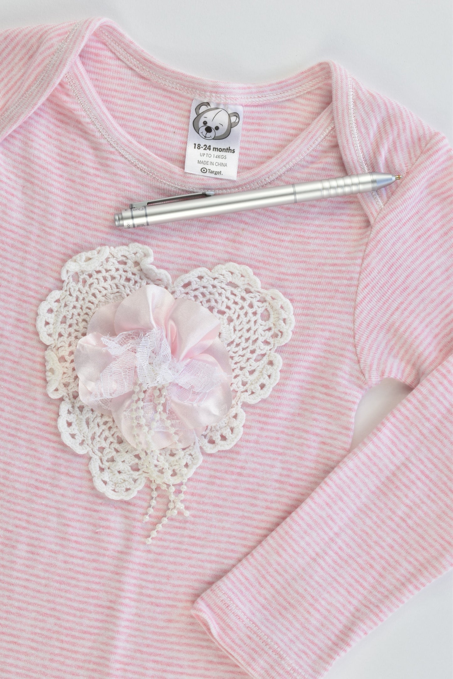 Target Size 2 (18-24 months) Long Top/Tunic with Lace Details