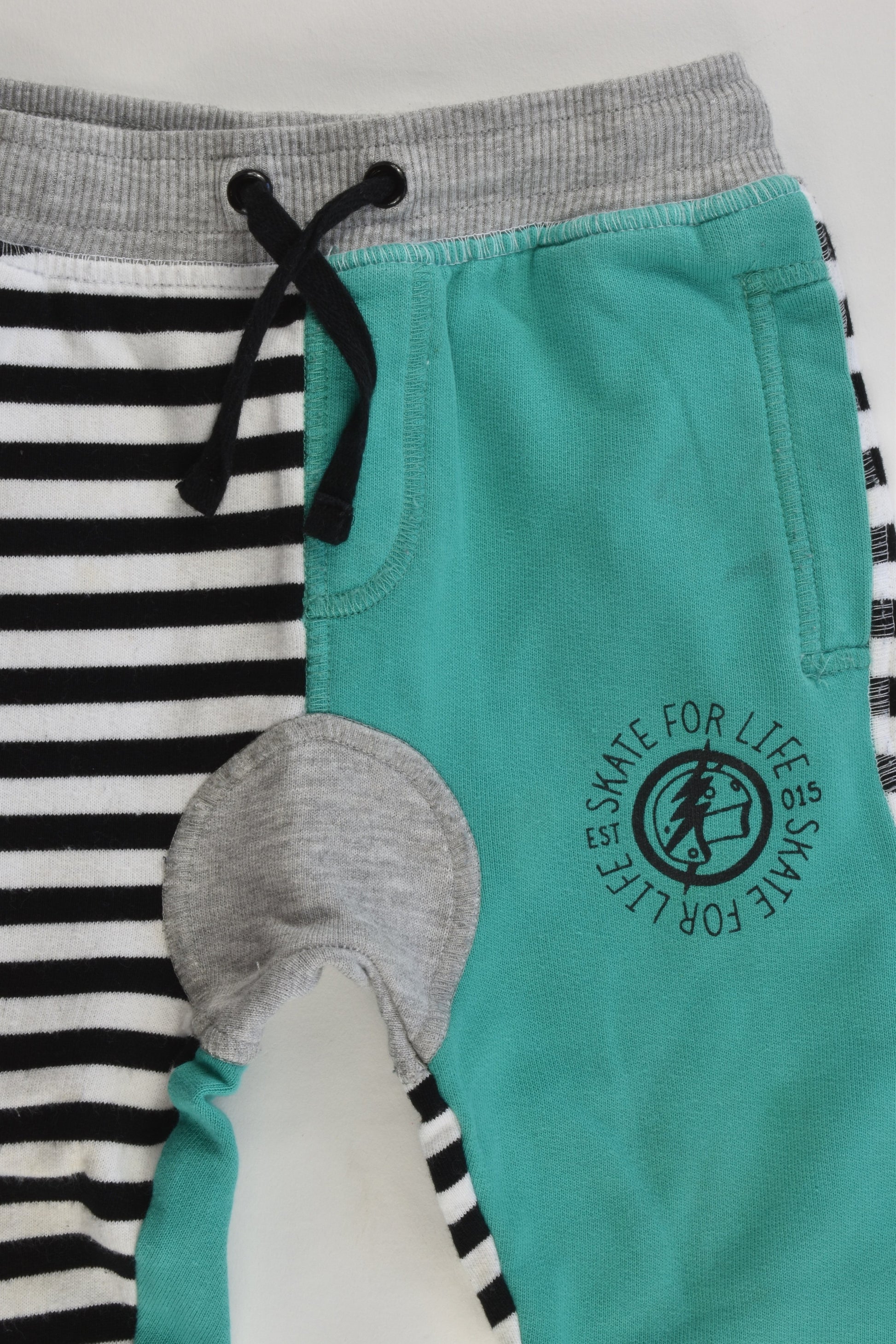 Target Size 2 (18-24 months) "Skate for Life" Trackpants