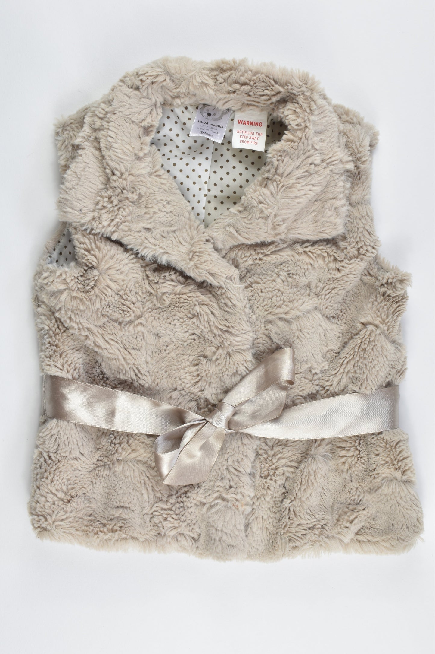 Target Size 2 Fluffy Vest