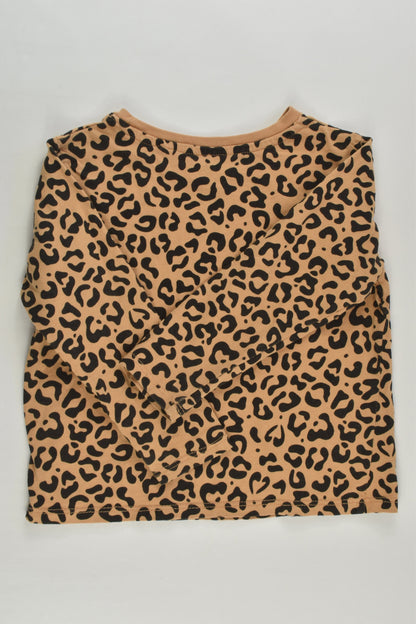 Target Size 2 Leopard Organic 'Wild and Free' Top