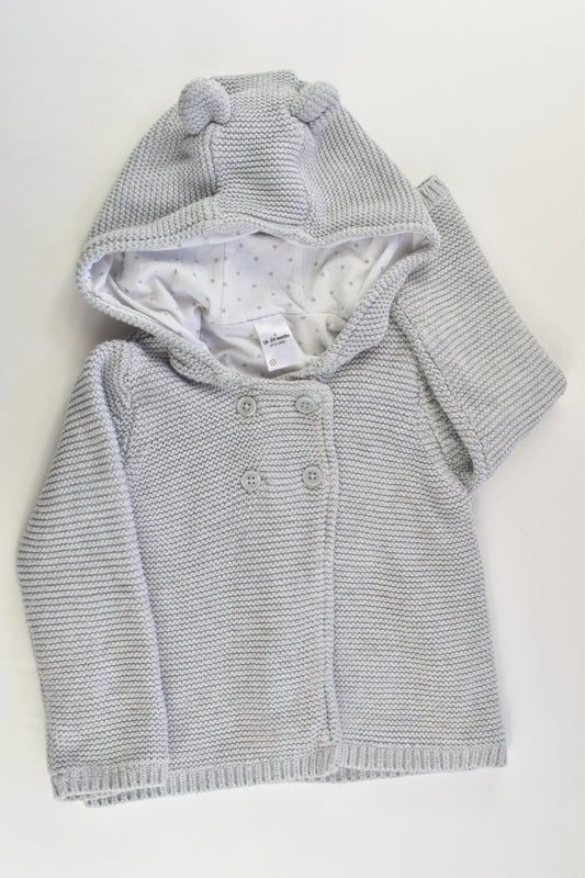 Target Size 2 Lined Knitted Hooded Jumper