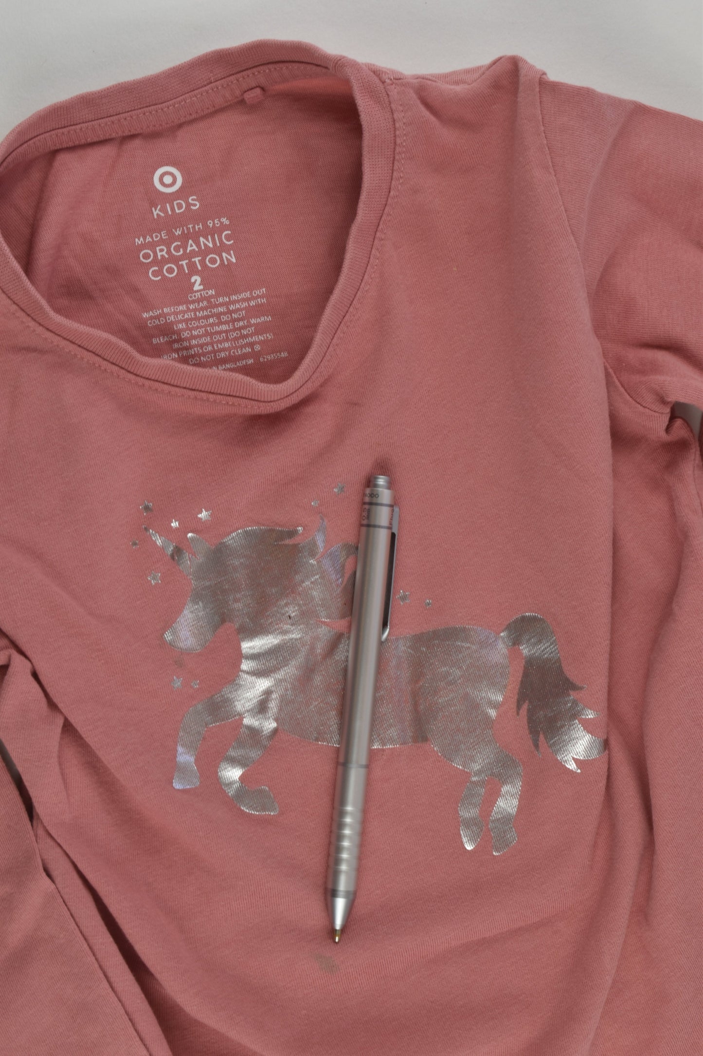 Target Size 2 Organic Unicorn Top