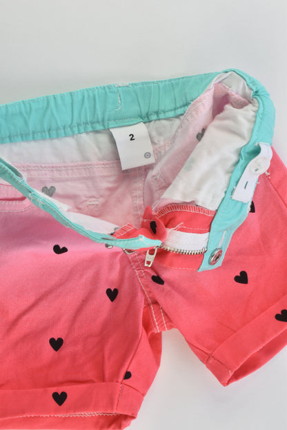 Target Size 2 Stretchy Watermelon Shorts