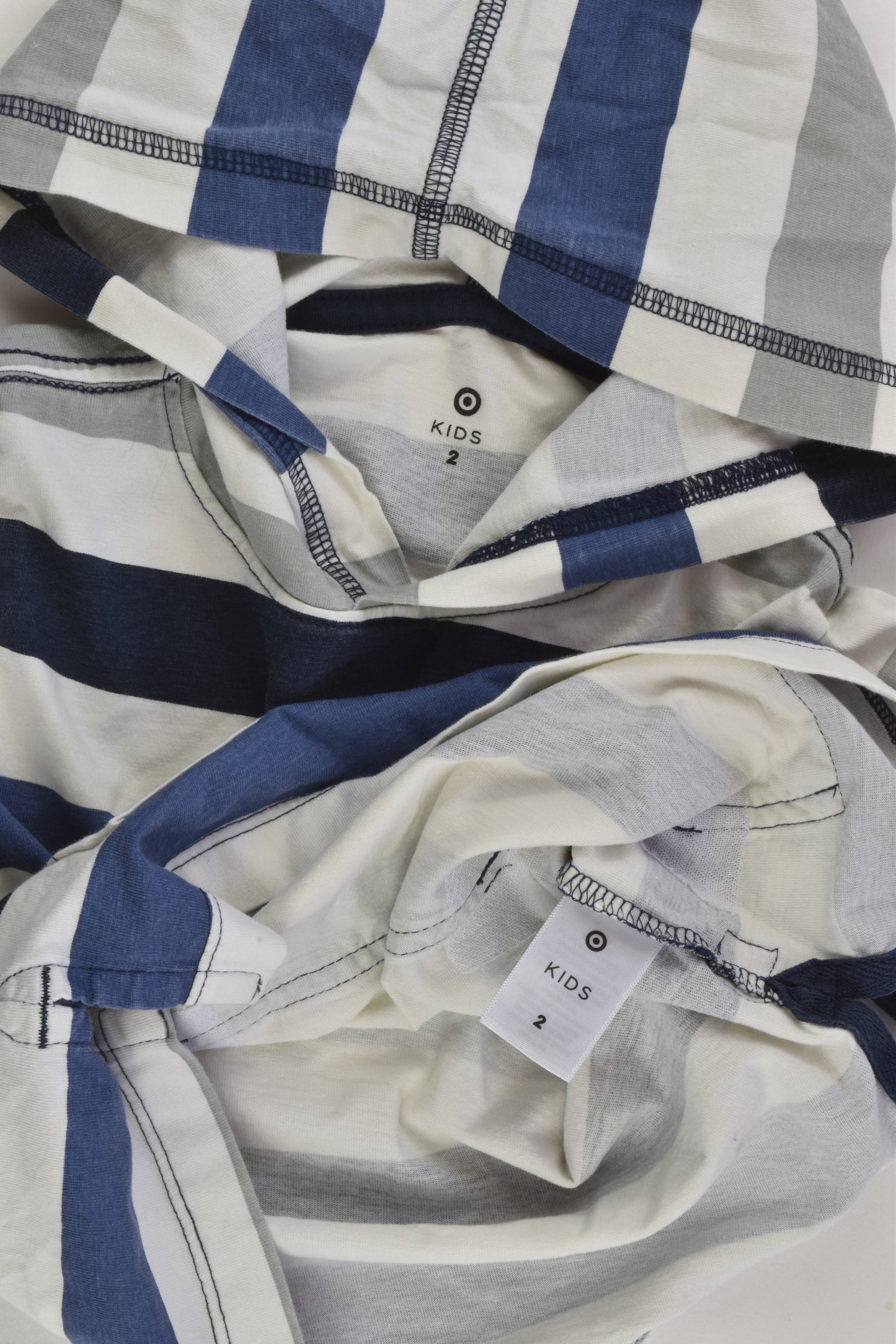 Target Size 2 Striped Hooded 'Explore The Wild' Top