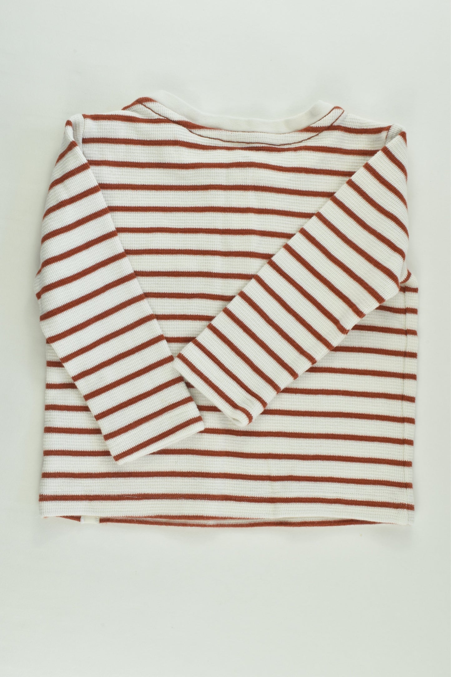 Target Size 2 Striped Waffle Top