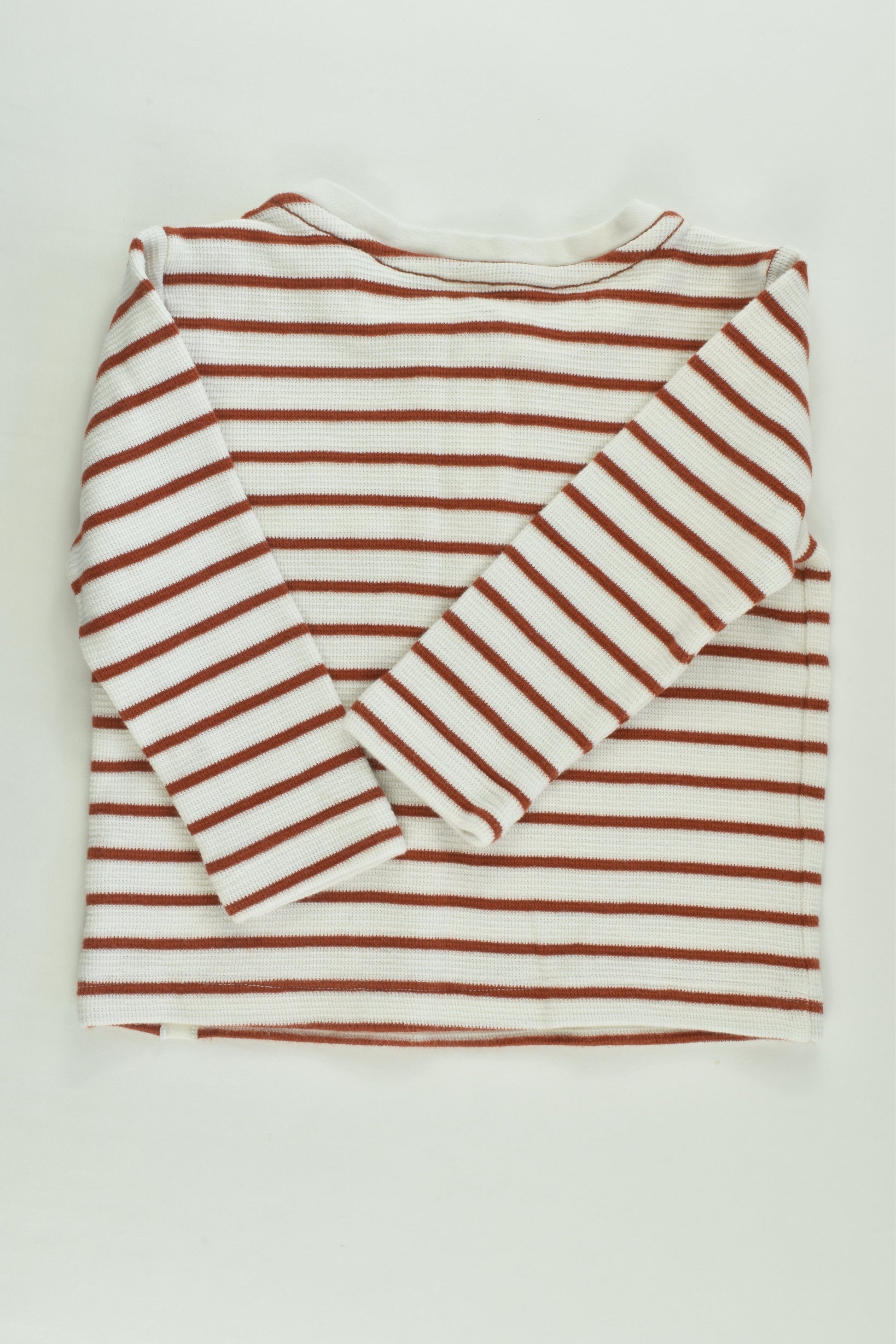 Target Size 2 Striped Waffle Top