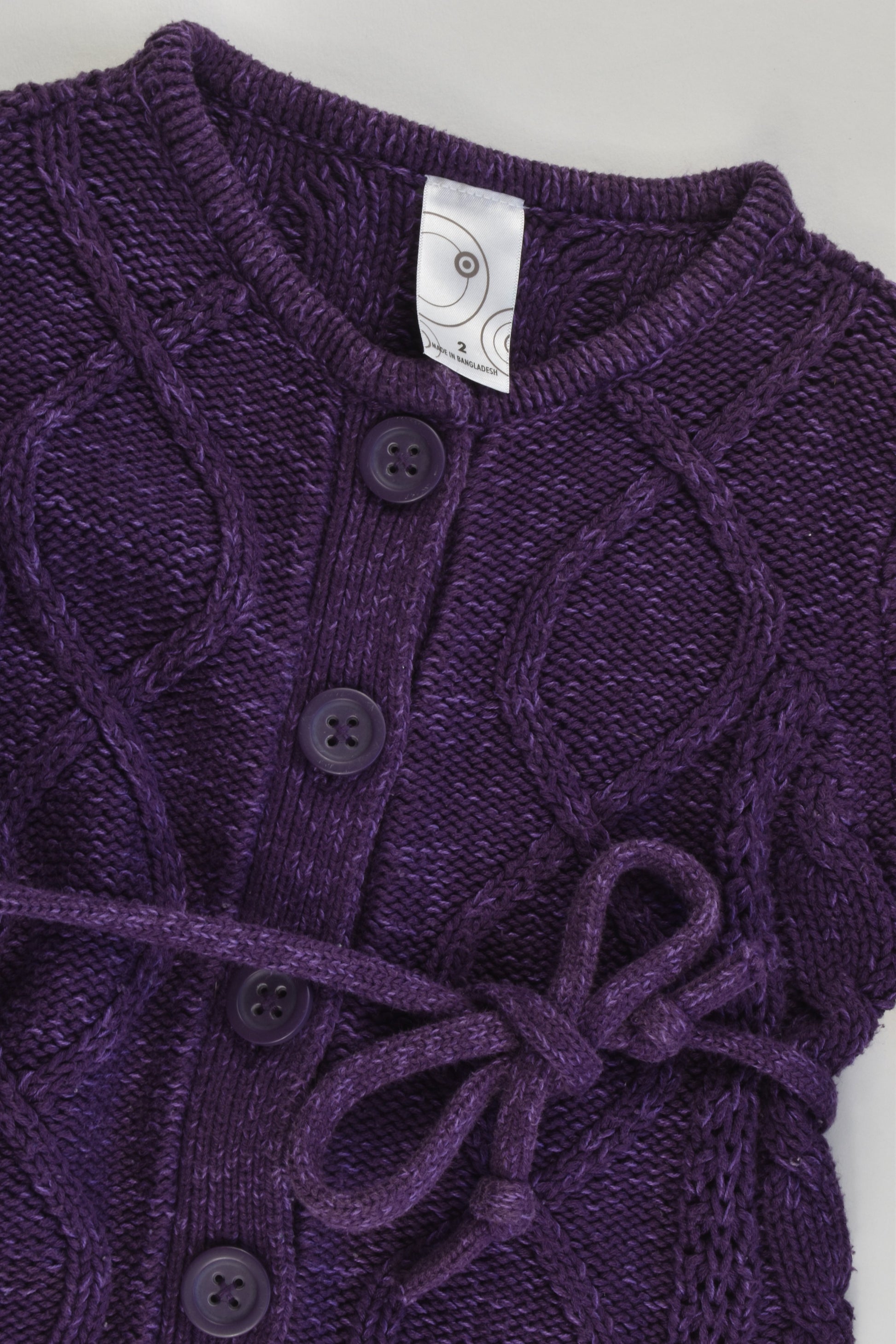 Target Size 2 Thick Knitted Cardigan