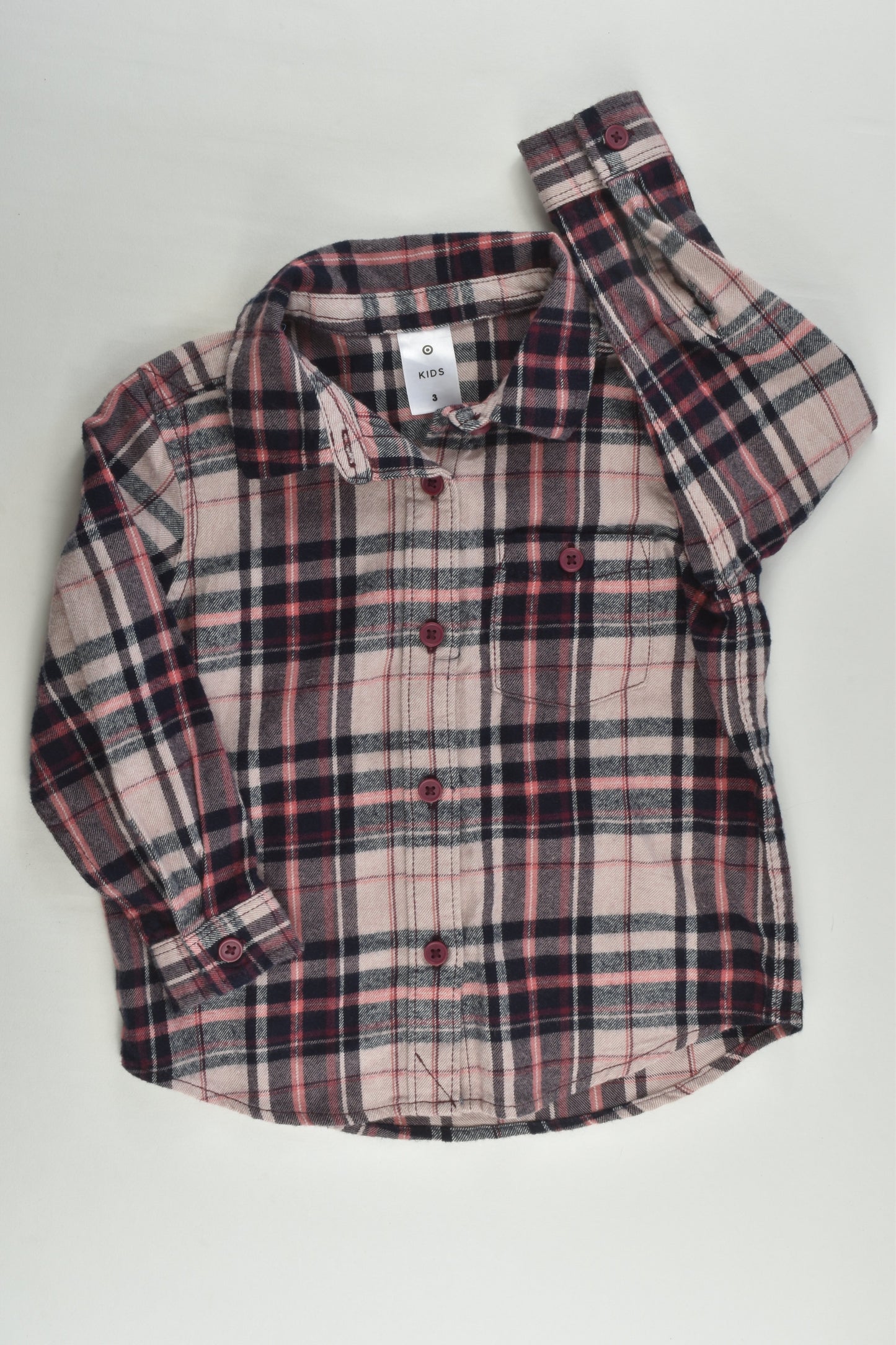 Target Size 3 Checked Flannelette Shirt