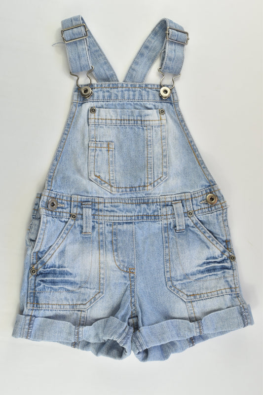 Target Size 3 Denim Short Overalls