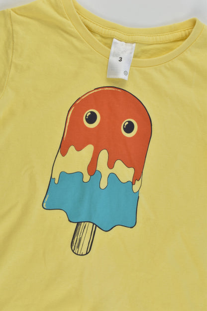 Target Size 3 Ice Cream T-shirt