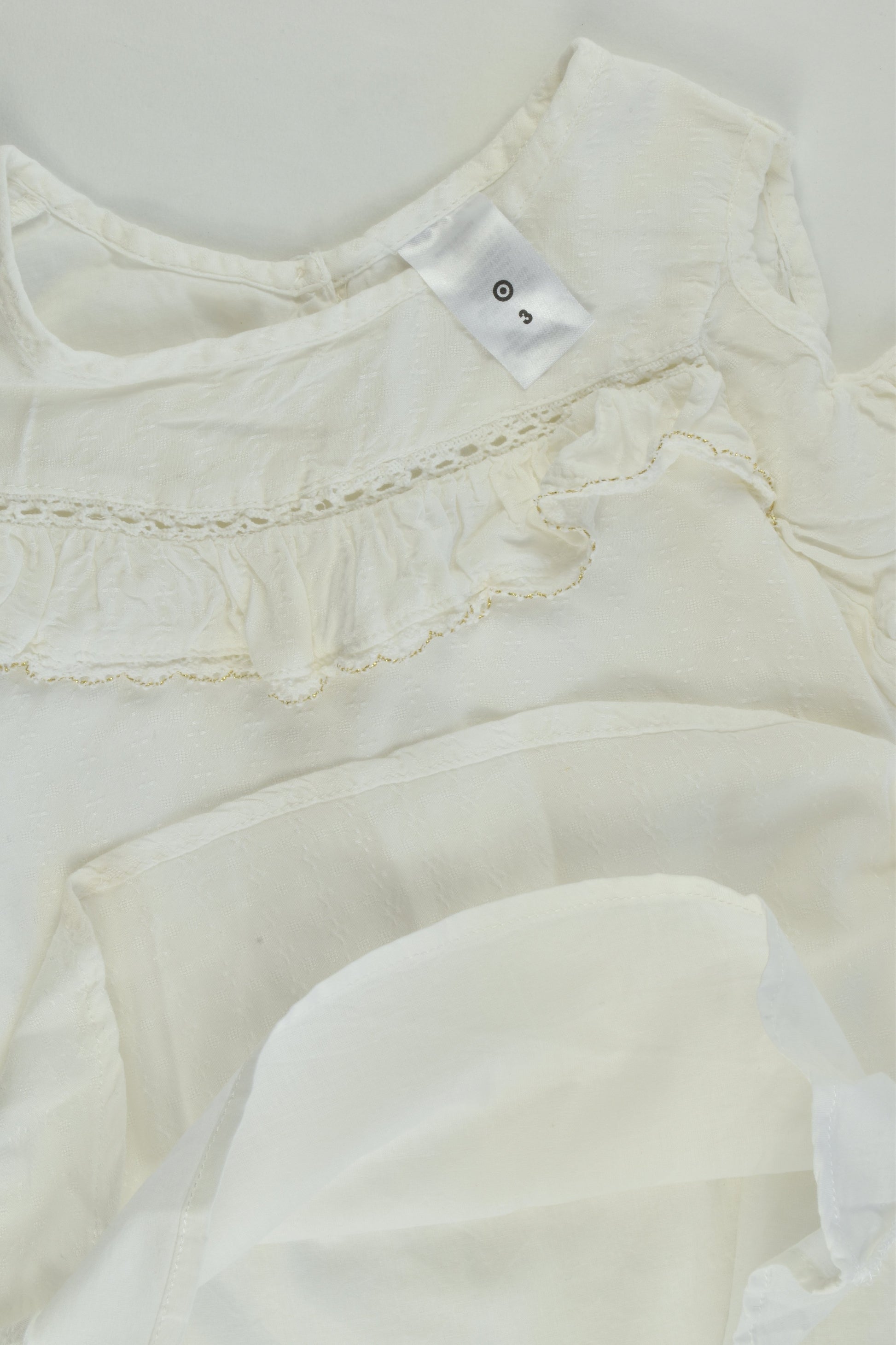 Target Size 3 Lined Ruffle Blouse