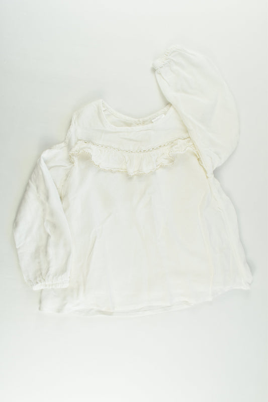 Target Size 3 Lined Ruffle Blouse