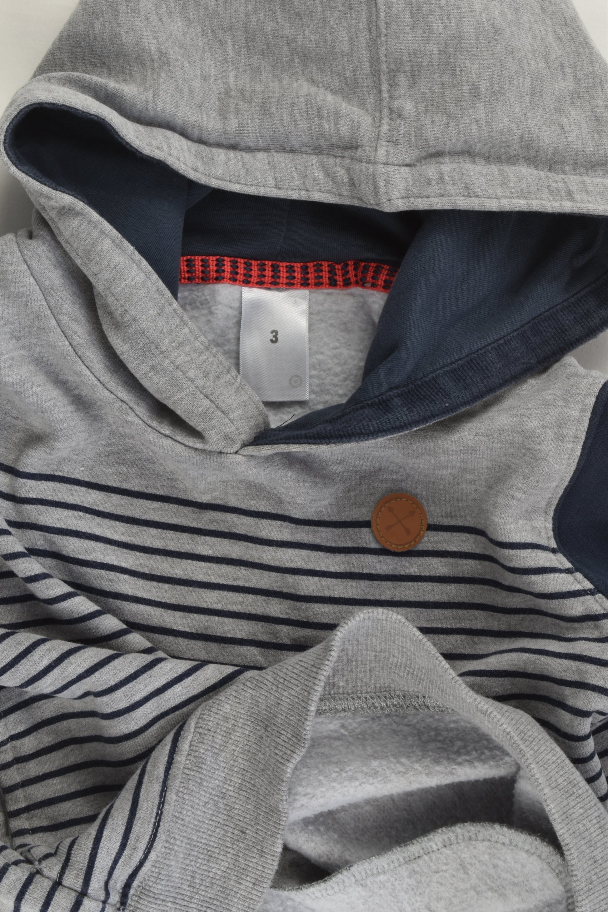 Target Size 3 Striped Hooded Jumper
