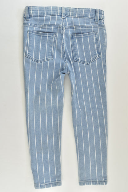 Target Size 3 Striped Stretchy Denim Pants