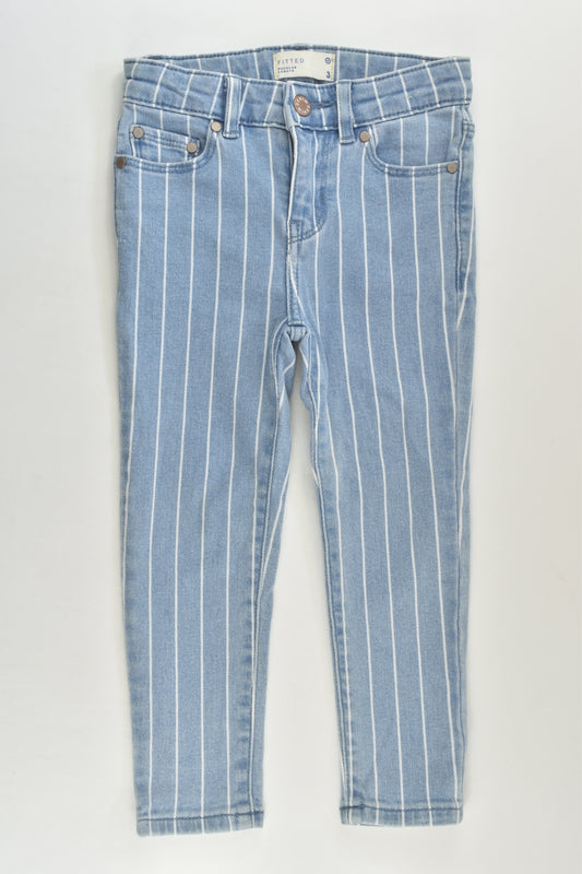 Target Size 3 Striped Stretchy Denim Pants