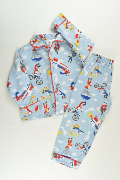 Target Size 3 Super Bunny Flannelette Pj Set
