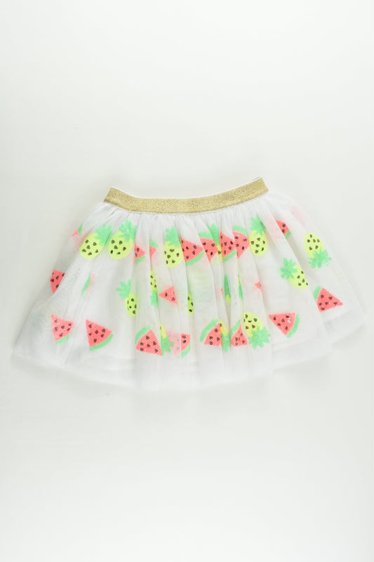 Target Size 4 Fruit Lined Tulle Skirt