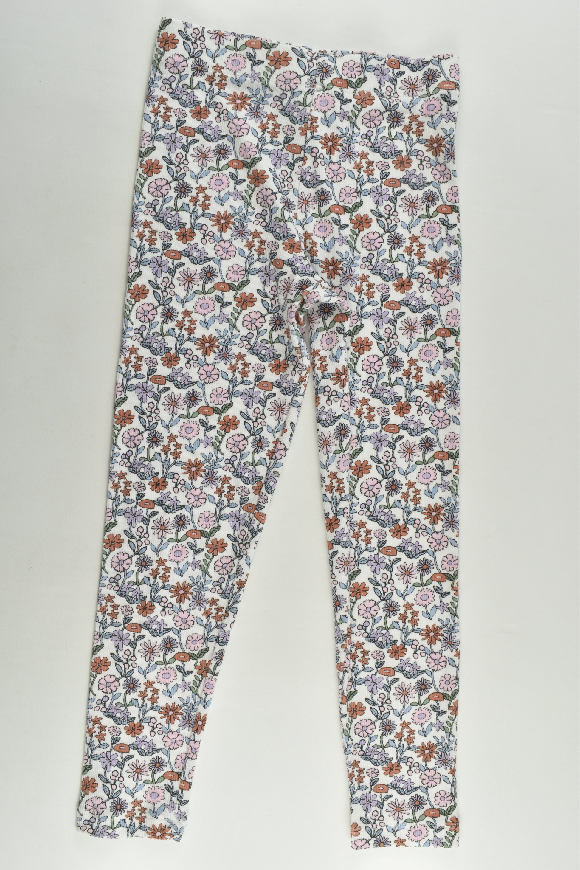 Target Size 4 Ribbed Floral Organic Pyjamas
