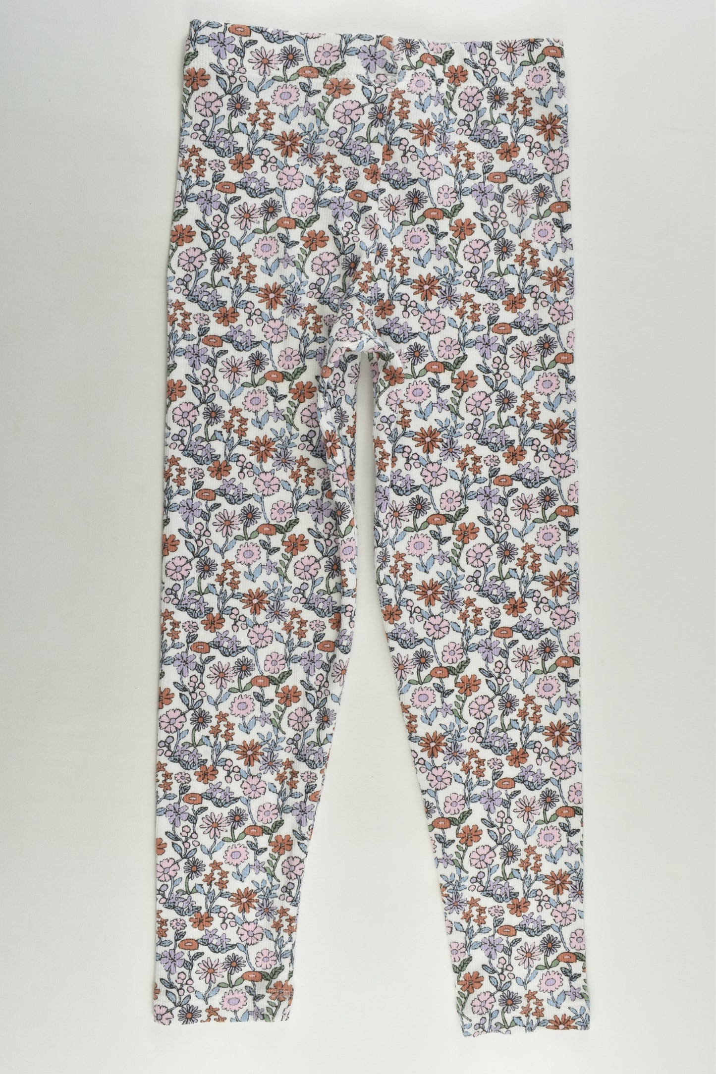 Target Size 4 Ribbed Floral Organic Pyjamas