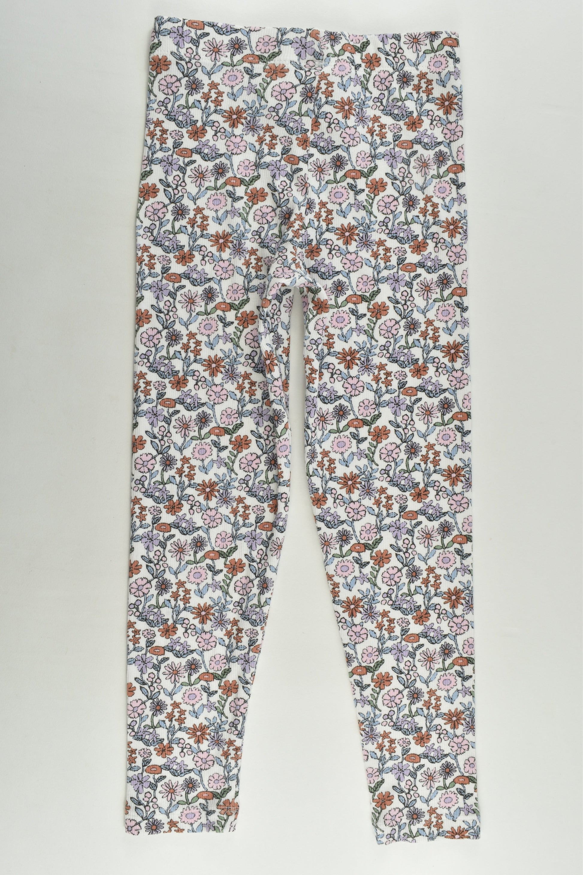 Target Size 4 Ribbed Floral Organic Pyjamas