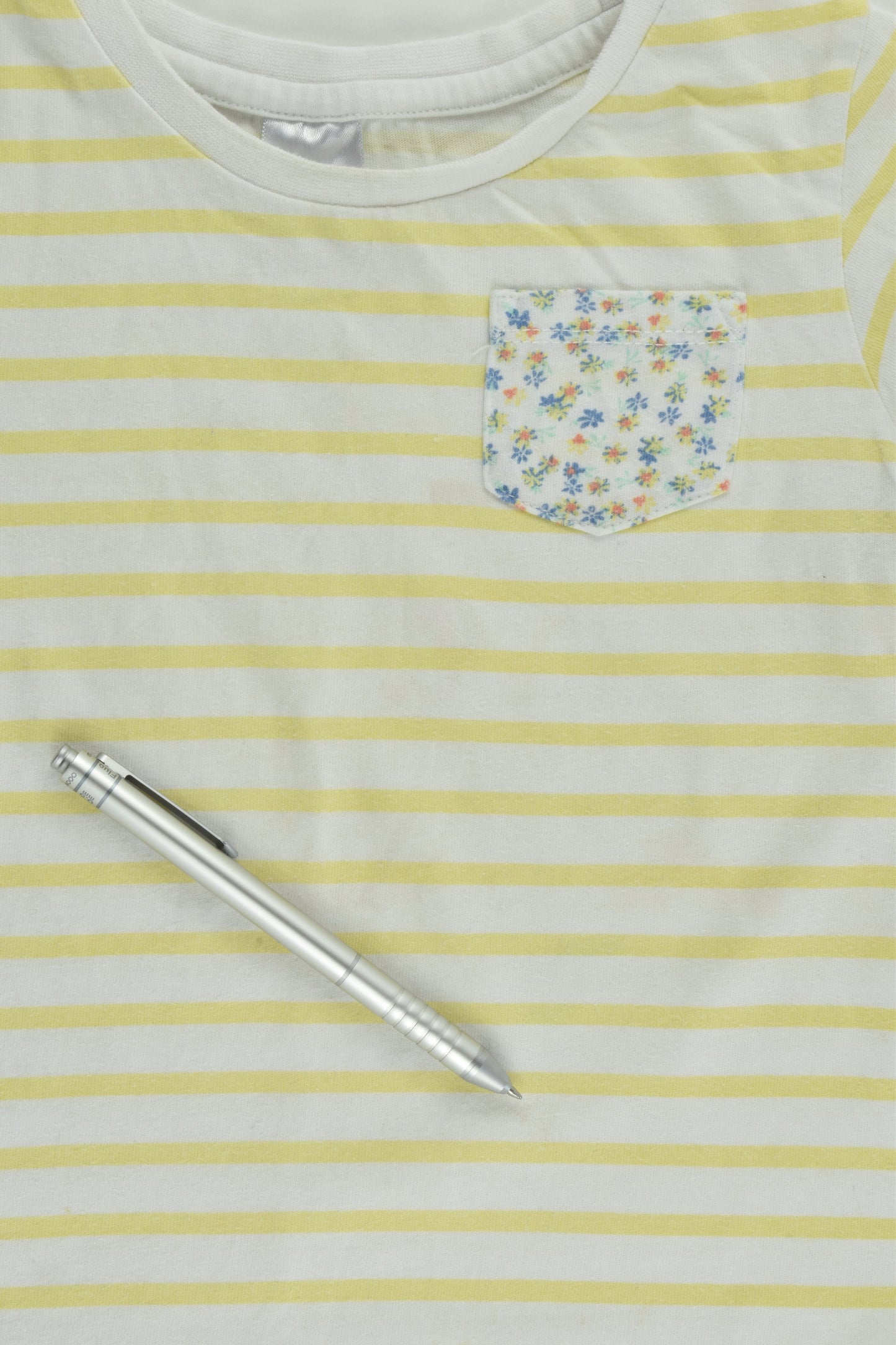 Target Size 4 Stripes and Flowers T-shirt