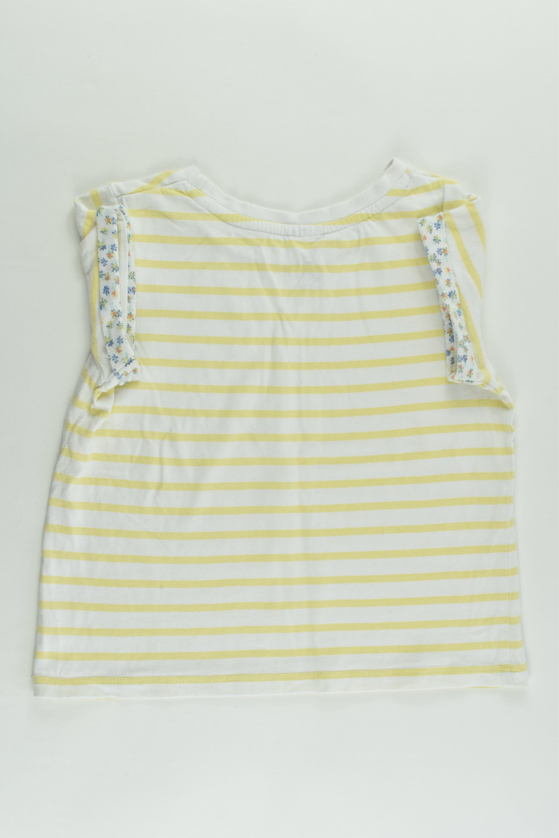 Target Size 4 Stripes and Flowers T-shirt