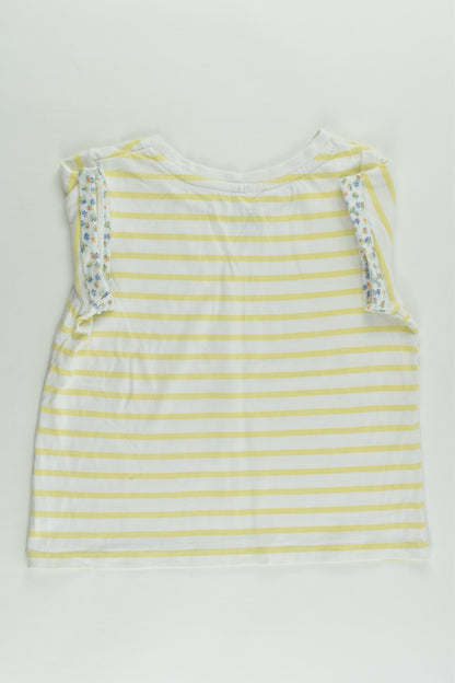 Target Size 4 Stripes and Flowers T-shirt