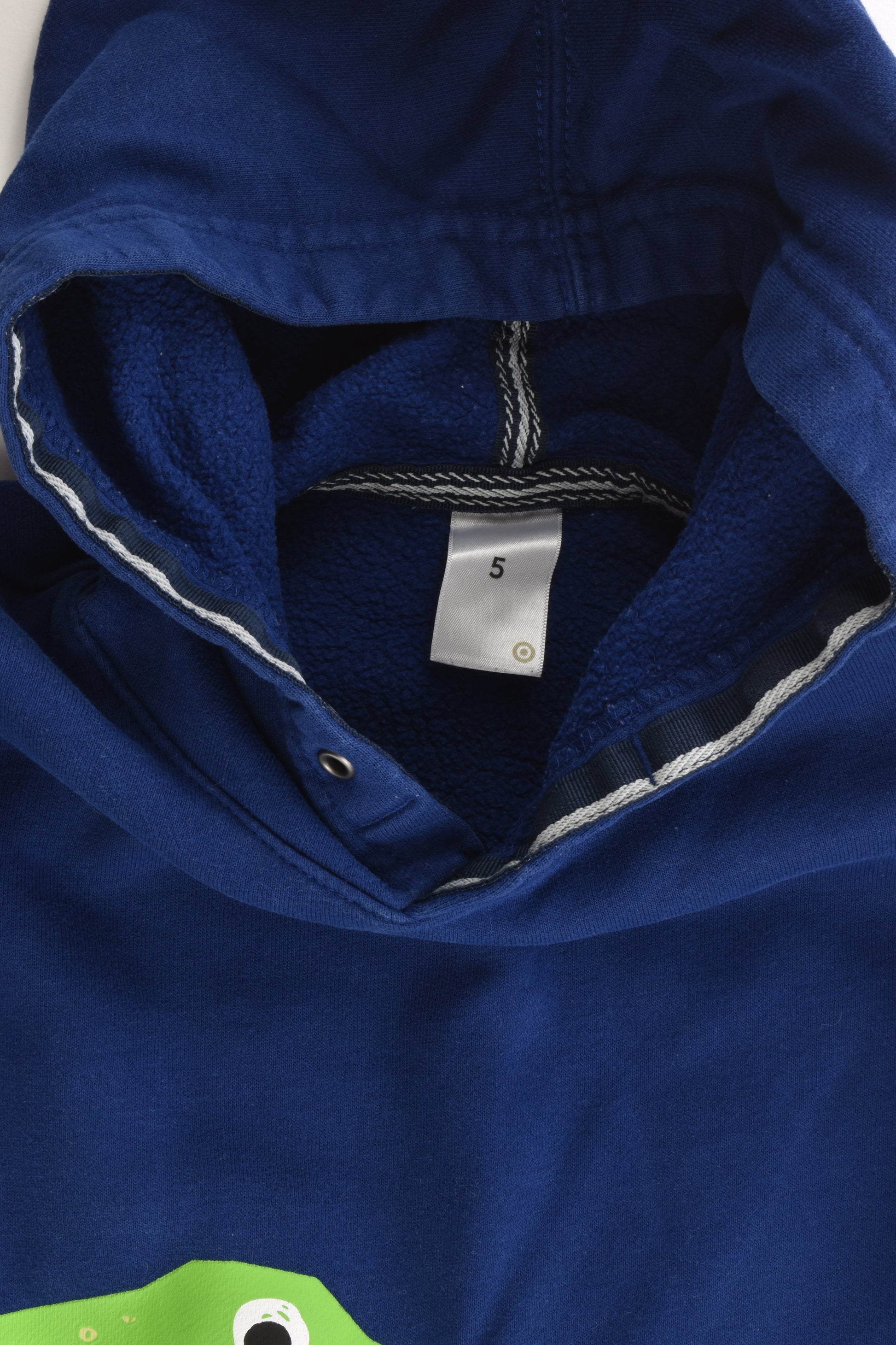 Target Size 5 Dinosaur Pocket Hooded Jumper