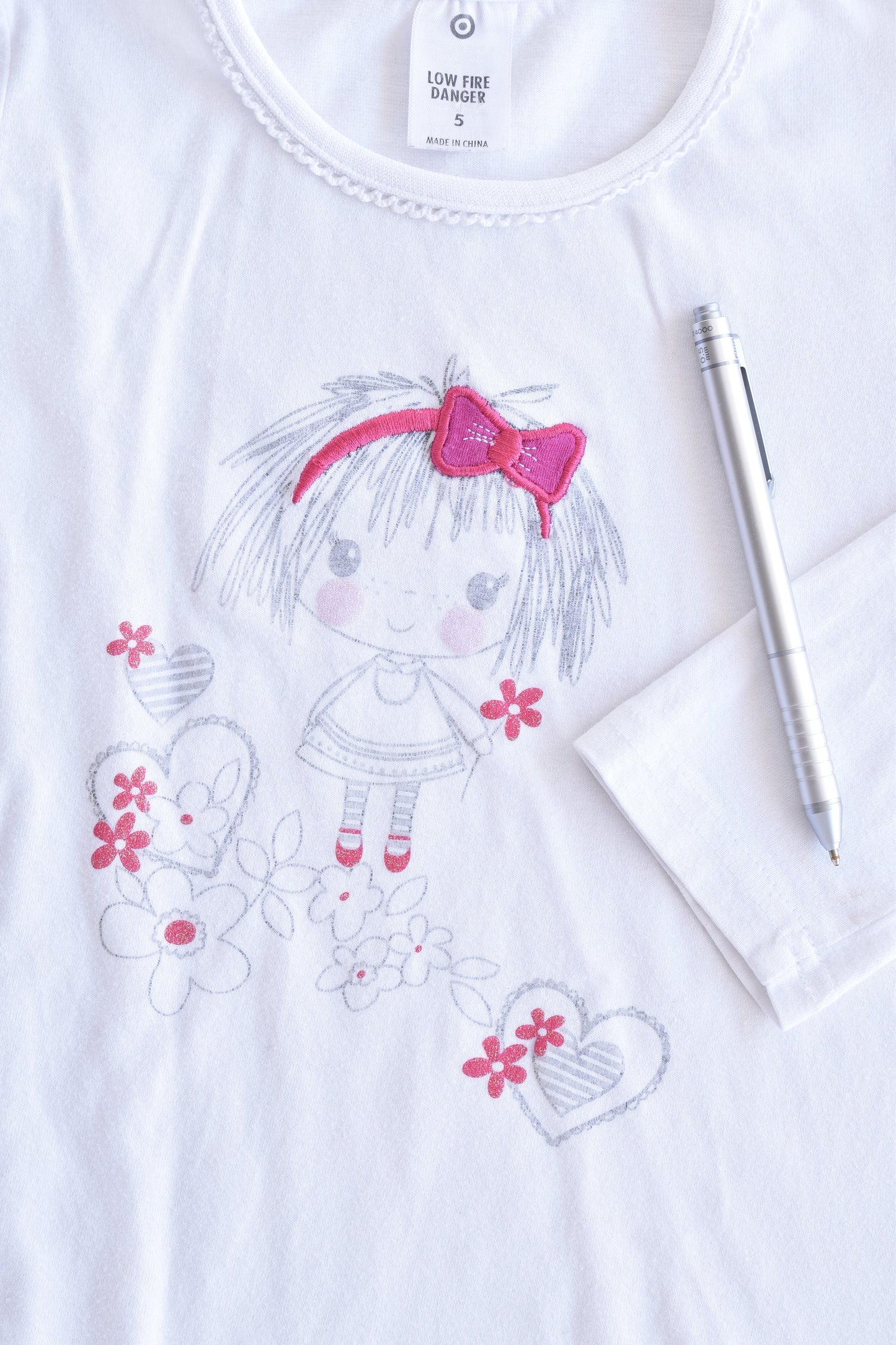 Target size 5 Girl in the Garden Top