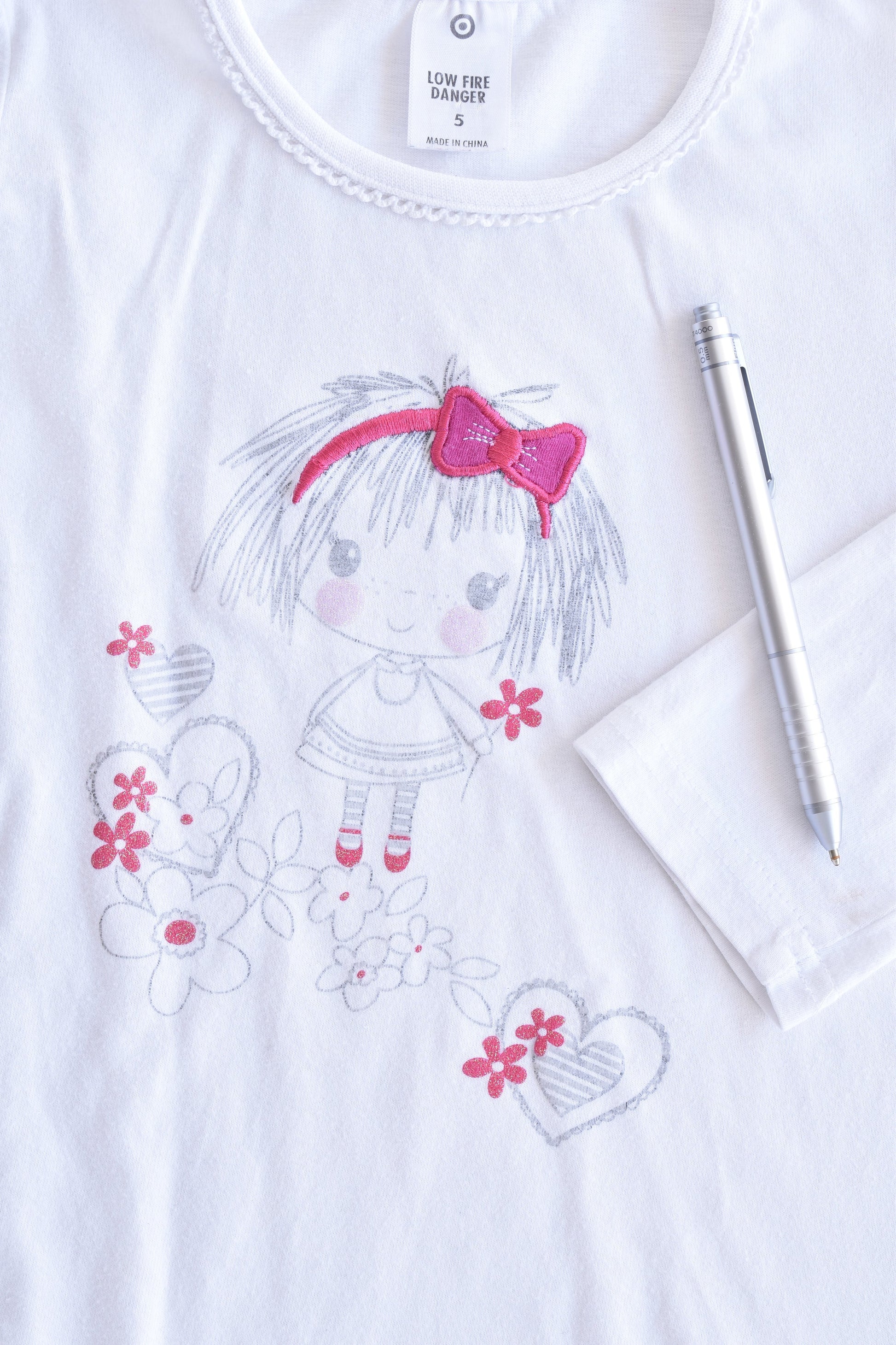 Target size 5 Girl in the Garden Top