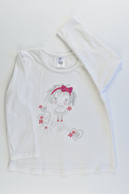 Target size 5 Girl in the Garden Top