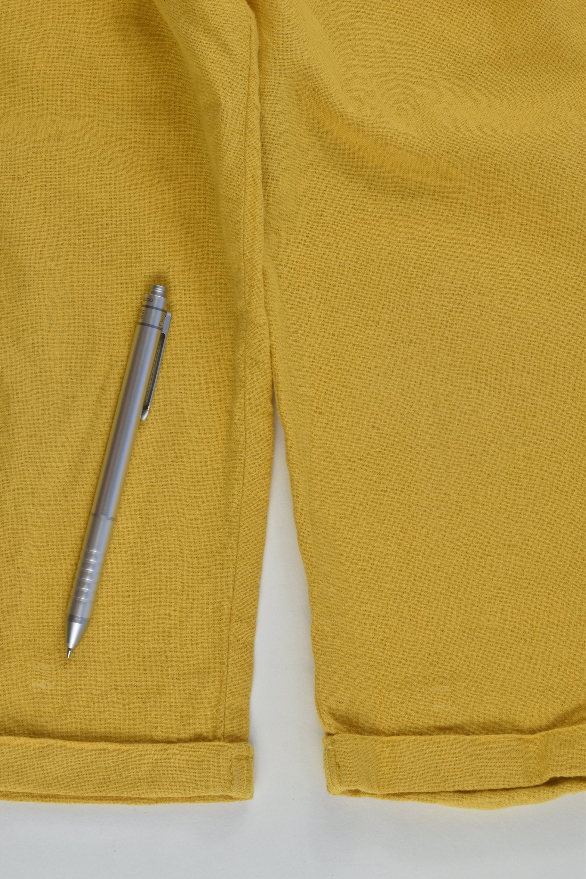 Target Size 5 Mustard Linen/Cotton Pants