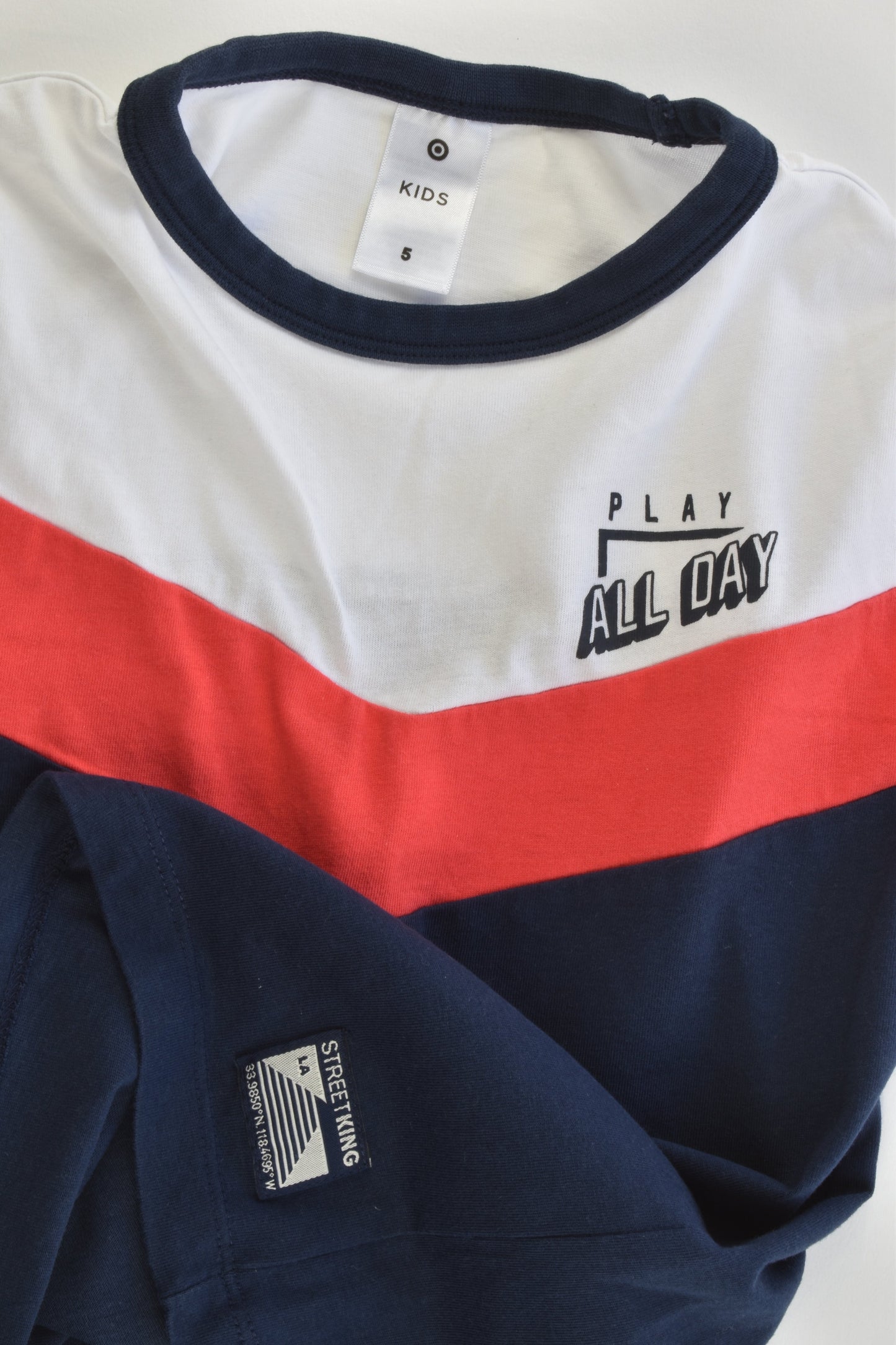 Target Size 5 'Play All Day' T-shirt