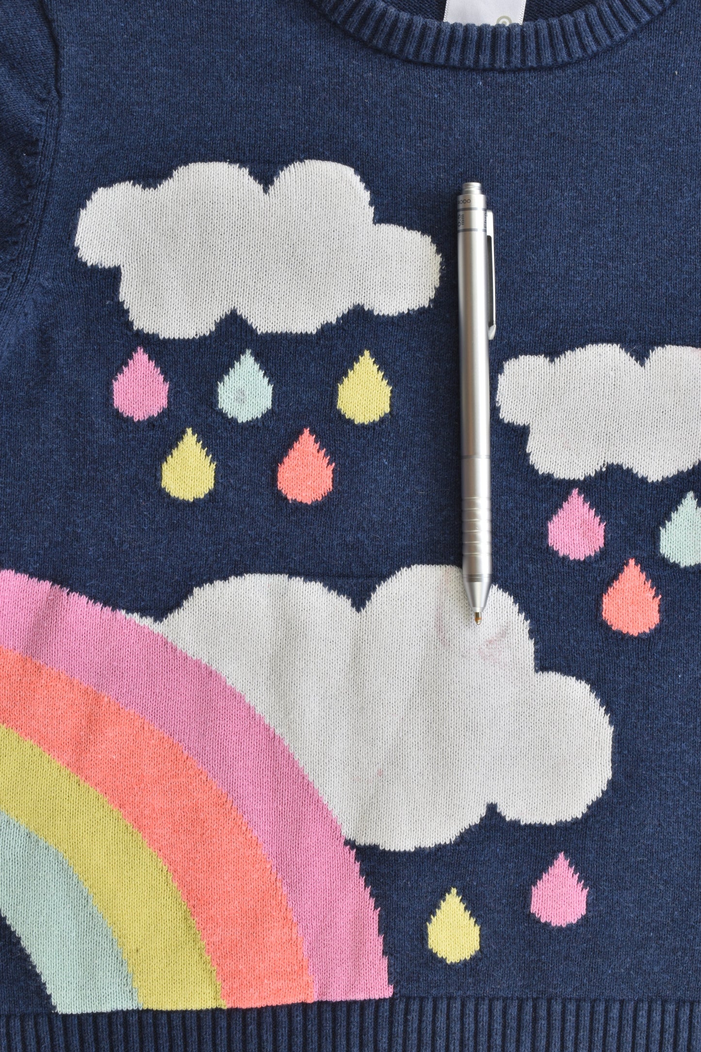 Target Size 5 Rainbow Knitted Jumper