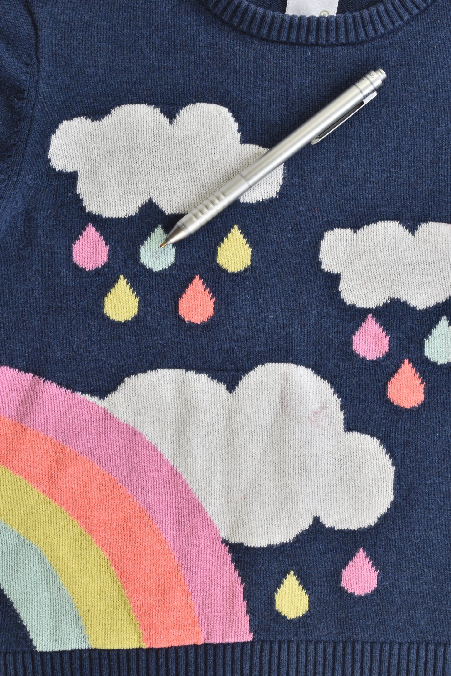 Target Size 5 Rainbow Knitted Jumper